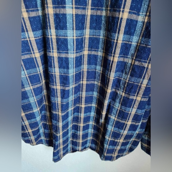 Wrangler Men’s Blue Retro Long Sleeve Button Down Size XL - Picture 9 of 10